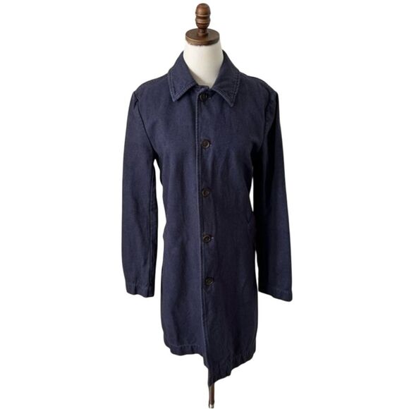 Save Khaki United SKU S.K.U‎ Denim Jacket Minimalist Size XS Blue Cotton - Picture 1 of 10
